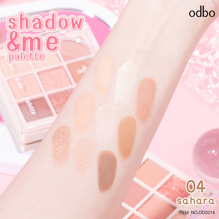 อายแชโดว์พาเลท Odbo Cosmetic Shadow & Me Palette