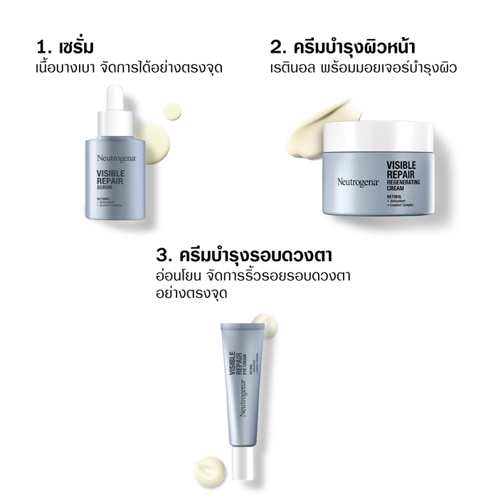 ครีมบำรุงผิวหน้า Neutrogena Visible Reapir Regenerating Cream