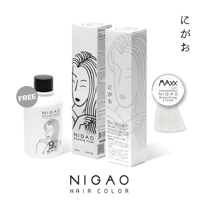 ครีมฟอกสีผม NIGAO Bleaching Cream Maxx Light