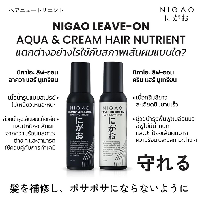 สเปรย์บำรุงผม NIGAO Leave-On Aqua Hair Nutrient