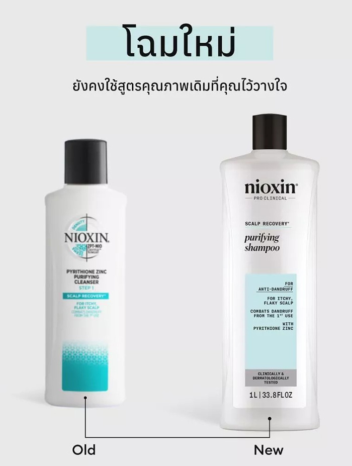 แชมพูขจัดรังแค Nioxin Scalp Recovery Purifying Shampoo แชมพูขจัดรังแค Nioxin Scalp Recovery Purifying Shampoo