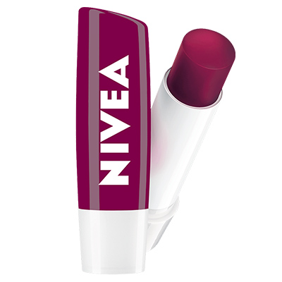 ลิปบาล์มมีสี Nivea Blackberry Shine Lip Care