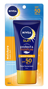 กันแดด Nivea Sun Protect & Moisture Face SPF50 PA++