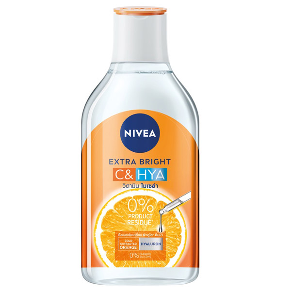 NIVEA Extra Bright C&HYA Vitamin Micellar ผลิตภัณฑ์ทำความสะอาดผิวหน้า