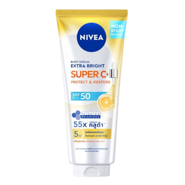 บอดี้เซรั่ม NIVEA Extra Bright Super C+ Protect Restore Body Serum