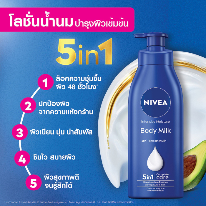 โลชั่น Nivea Intensive Moisture Body Milk