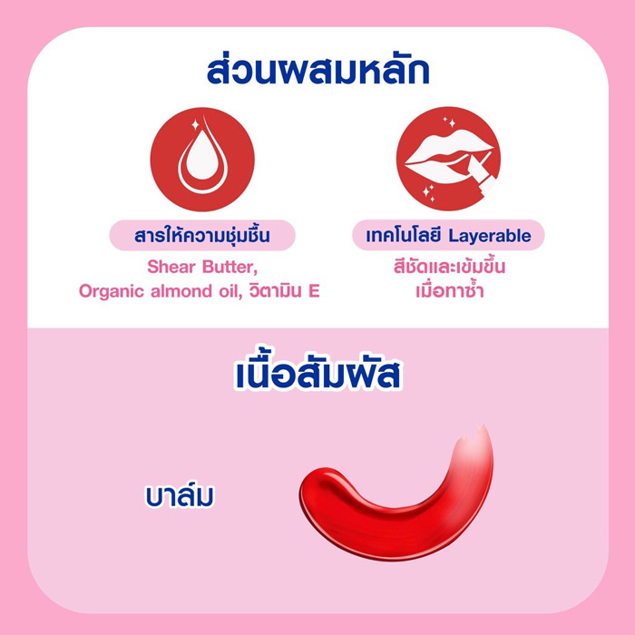 Nivea Lip Caring Color Sassy Red ผลิตภัณฑ์บำรุงริมฝีปากa