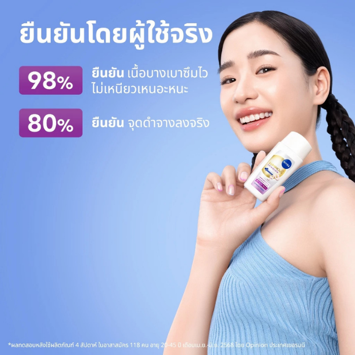 ครีมกันแดด NIVEA Luminous630 Skin Glow Instant Glow Daily Fluid SPF50+
