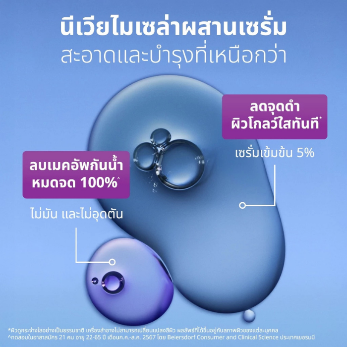 คลีนซิ่ง NIVEA Luminous630 Skin Glow Micellar Water
