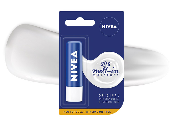 Nivea Original Care ลิปแคร์ ช่วยฟื้นบำรุงริมฝีปากที่แห้งแตก ให้กลับมานุ่มชุ่มชื้น ดูมีสุภาพดี