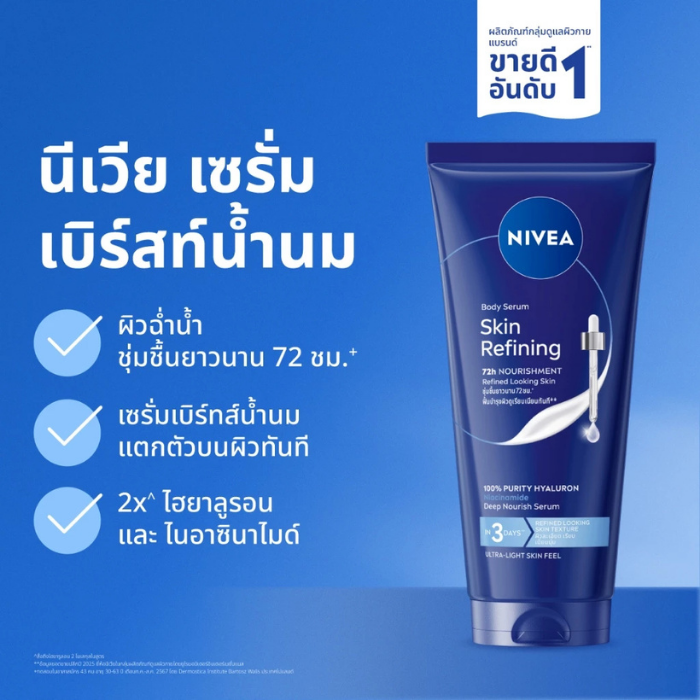 บอดี้เซรั่ม NIVEA Skin Refining Body Serum