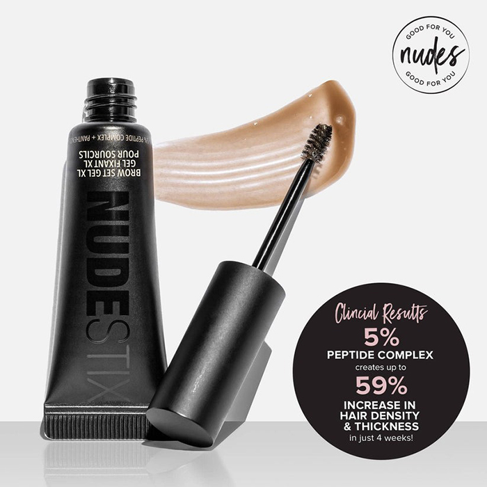 เจลปัดคิ้ว NUDESTIX Brow Boost + Set Gel XL Eyebrows