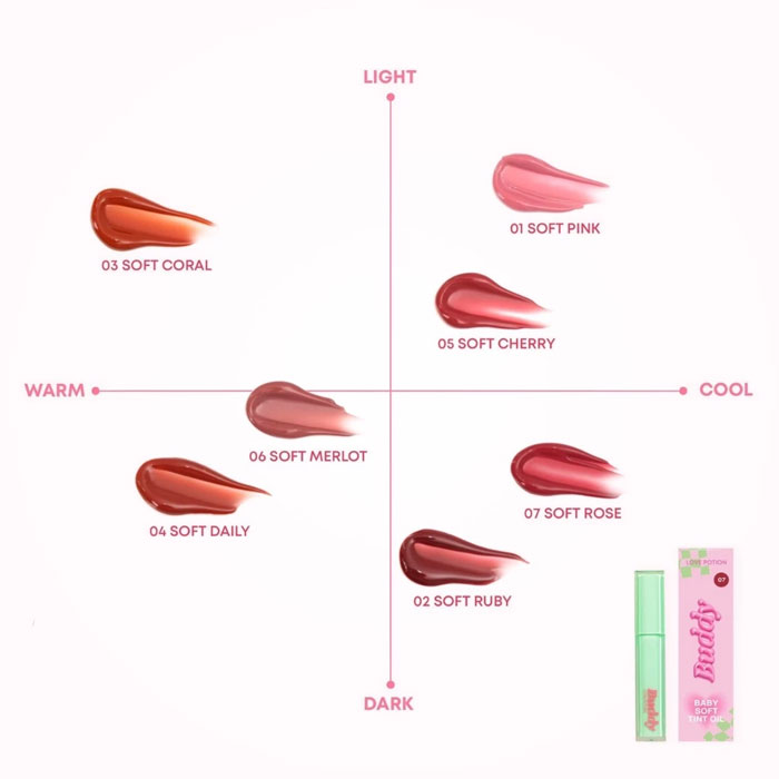 ลิปทินท์ Lovepotion Baby Soft Tint Oil