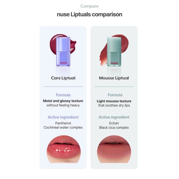 ลิปสติก Nuse Mousse Liptual