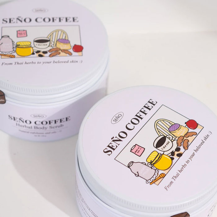 สครับ Seno Coffee Herbal Body Scrub