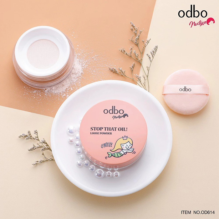 แป้งฝุ่นคุมมัน Odbo Cosmetic Nextgen Stop That Oil! Loose Powder