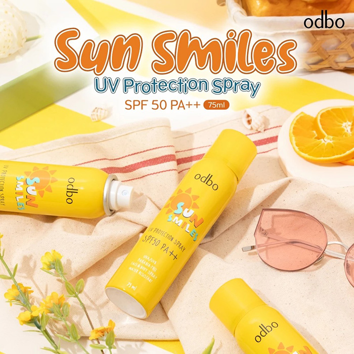 สเปรย์กันแดด ODBO Sun Smiles Spray SPF50 PA++