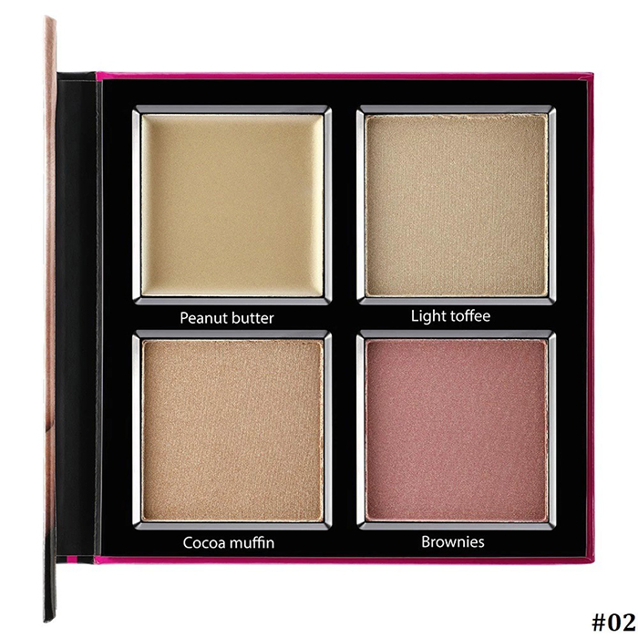 พาเลทไฮไลท์และบลัชออน Odbo Cosmetic All Skin Tones Doable Highlighter X Blusher Palette พาเลทไฮไลท์และบลัชออน Odbo Cosmetic All Skin Tones Doable Highlighter X Blusher Palette