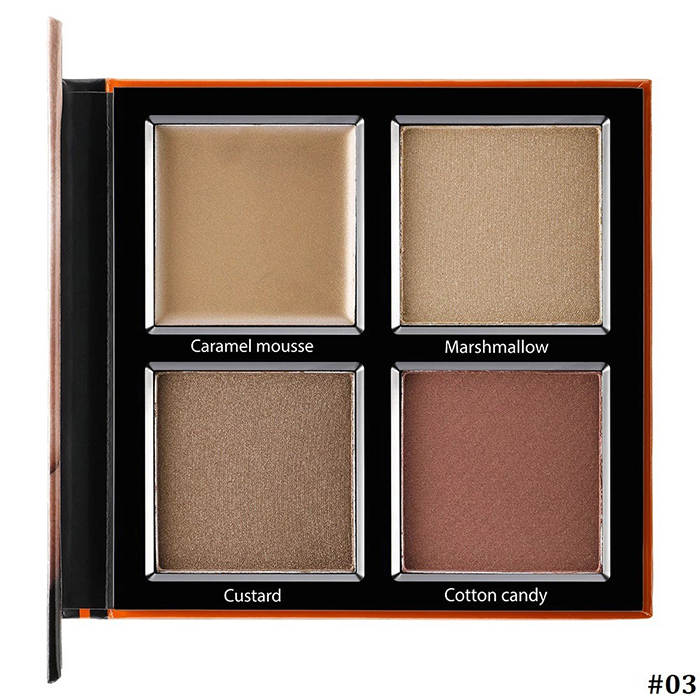 พาเลทไฮไลท์และบลัชออน Odbo Cosmetic All Skin Tones Doable Highlighter X Blusher Palette พาเลทไฮไลท์และบลัชออน Odbo Cosmetic All Skin Tones Doable Highlighter X Blusher Palette