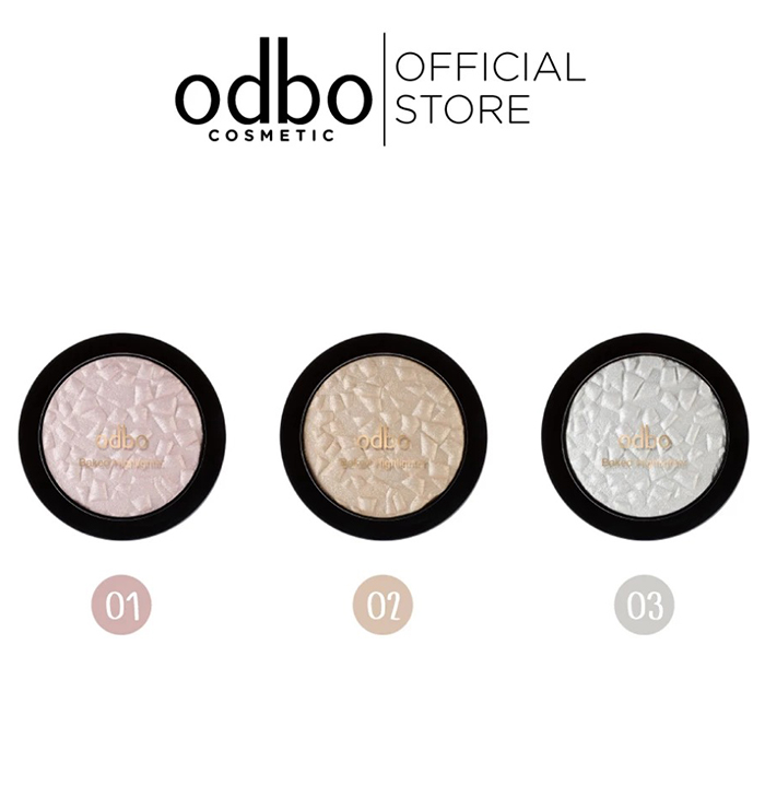 ไฮไลท์เตอร์ Odbo Cosmetic Baked Highlighter