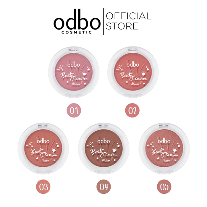 บลัชออน Odbo Cosmetic Beauty Session Blusher