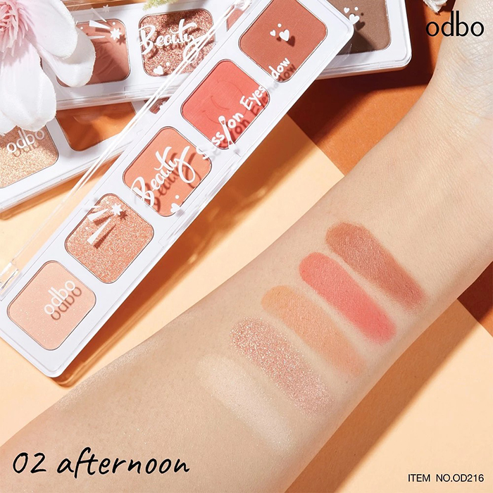 อายแชโดว์  Odbo Cosmetic Beauty Session Eyeshadow