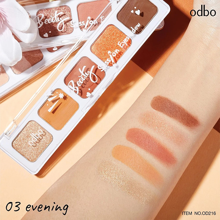 อายแชโดว์  Odbo Cosmetic Beauty Session Eyeshadow