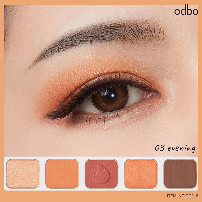 อายแชโดว์  Odbo Cosmetic Beauty Session Eyeshadow