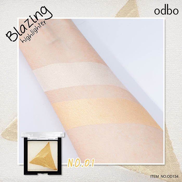 ไฮไลท์เตอร์ Odbo Cosmetic Blazing Highlighter