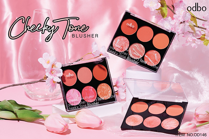 บลัชออน Odbo Cosmetic Cheeky Tone Blusher