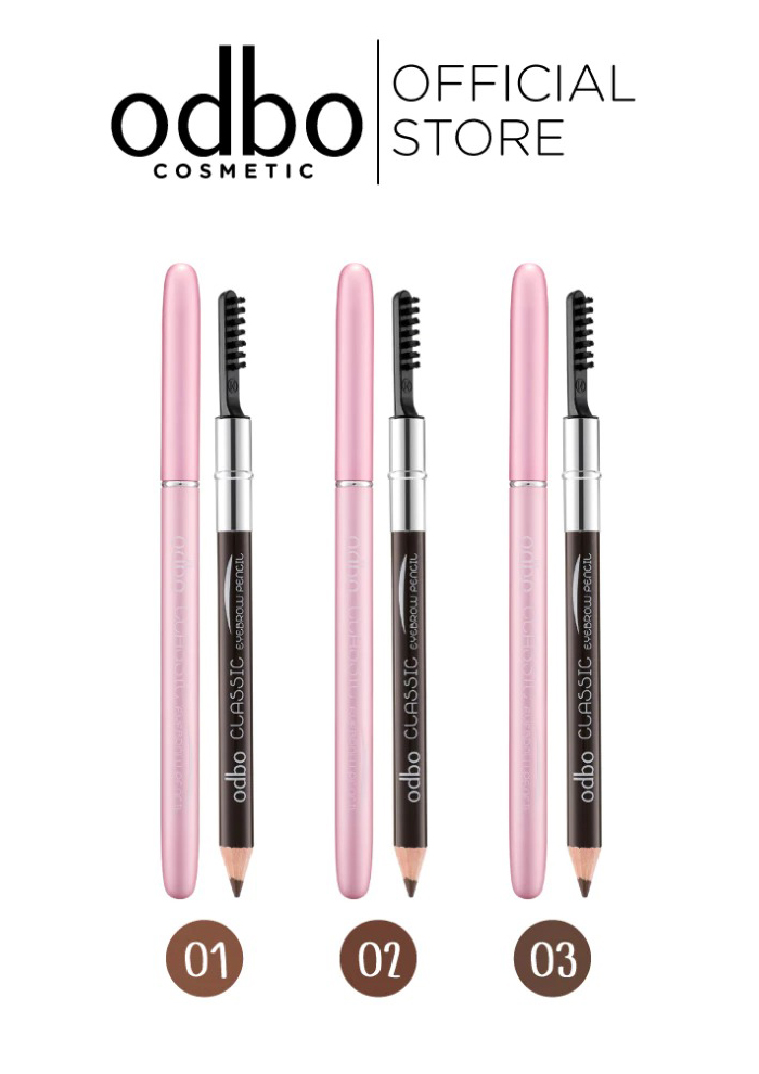 ดินสอเขียนคิ้ว Odbo Cosmetic Classic Eyebrow Pencil