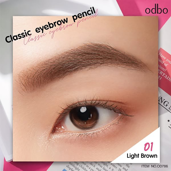 ดินสอเขียนคิ้ว Odbo Cosmetic Classic Eyebrow Pencil