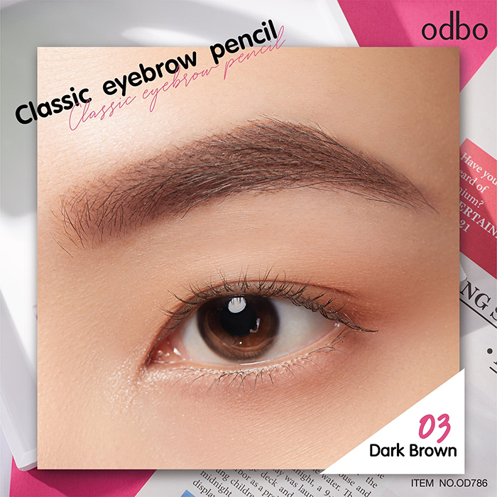 ดินสอเขียนคิ้ว Odbo Cosmetic Classic Eyebrow Pencil