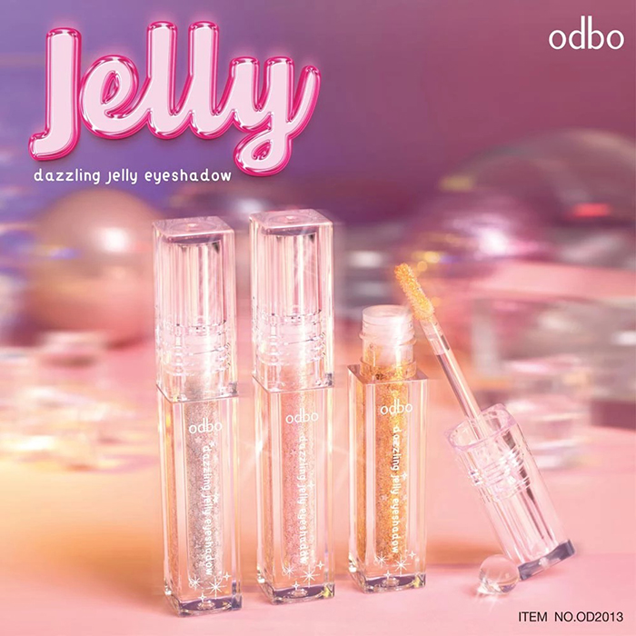 อายแชโดว์ Odbo Cosmetic Dazzling Jelly Eyeshadow อายแชโดว์ Odbo Cosmetic Dazzling Jelly Eyeshadow