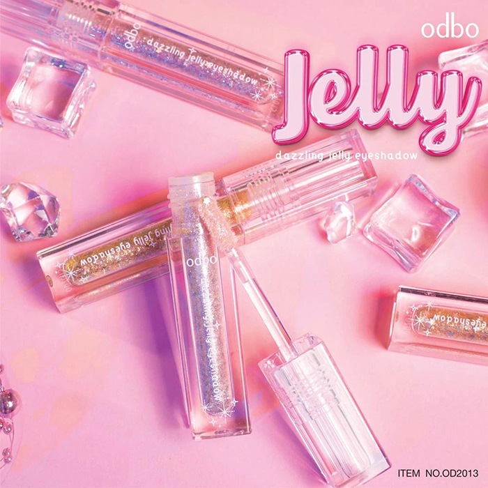อายแชโดว์ Odbo Cosmetic Dazzling Jelly Eyeshadow อายแชโดว์ Odbo Cosmetic Dazzling Jelly Eyeshadow