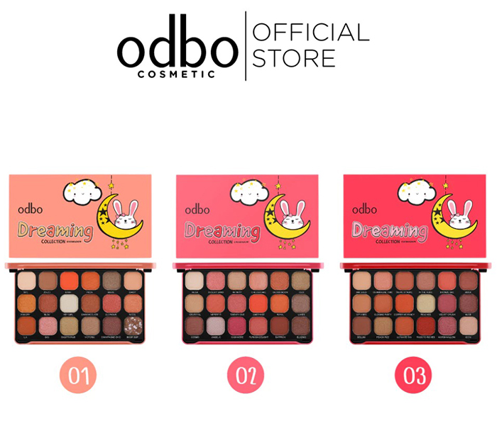 อายแชโดว์ Odbo Cosmetic Dreaming Collection Eyeshadow