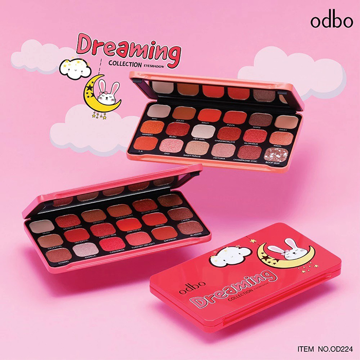 อายแชโดว์ Odbo Cosmetic Dreaming Collection Eyeshadow