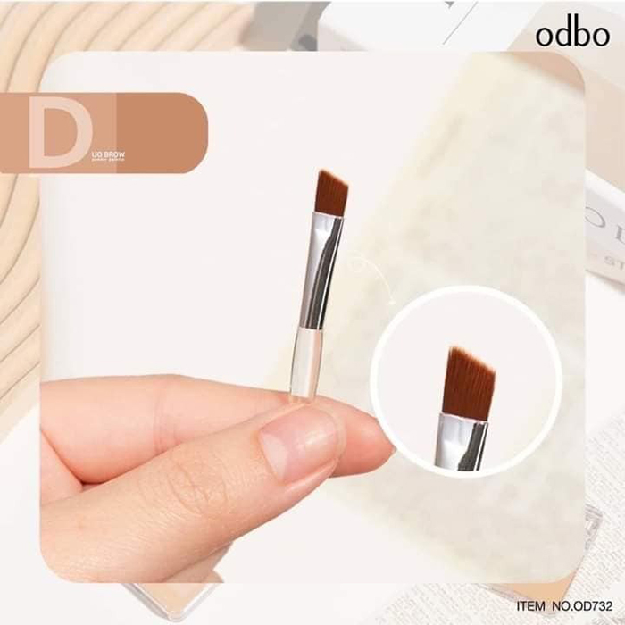 พาเลทแต่งคิ้ว Odbo Cosmetic Duo Brow Powder Palette