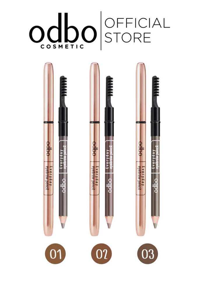 ดินสอเขียนคิ้ว Odbo Cosmetic Everyday Eyebrow Pencil