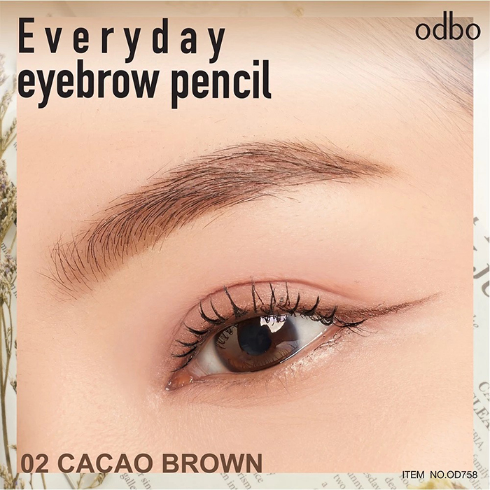 ดินสอเขียนคิ้ว Odbo Cosmetic Everyday Eyebrow Pencil