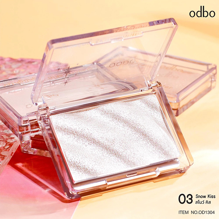 ไฮไลท์ Odbo Cosmetic Glowing Skin Highlighter