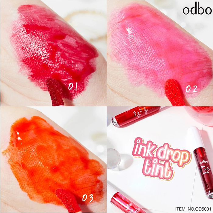 ลิปทิ้นท์ Odbo Cosmetic Ink Drop Tint