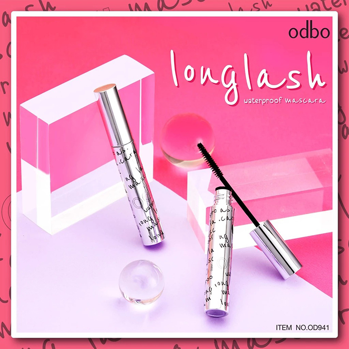มาสคาร่า Odbo Cosmetic Long Lash Waterproof Mascara