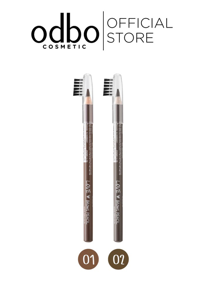 ดินสอเขียนคิ้ว Odbo Cosmetic Love Brows Pencil