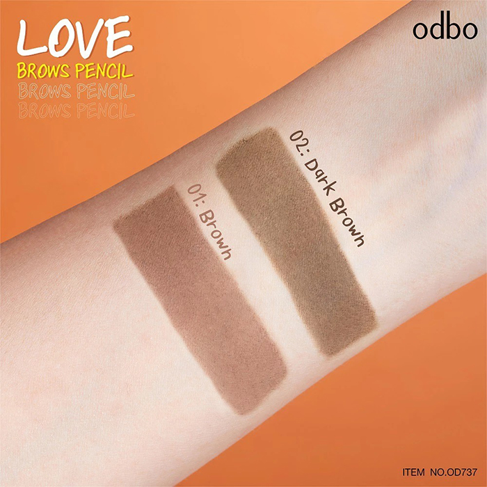 ดินสอเขียนคิ้ว Odbo Cosmetic Love Brows Pencil