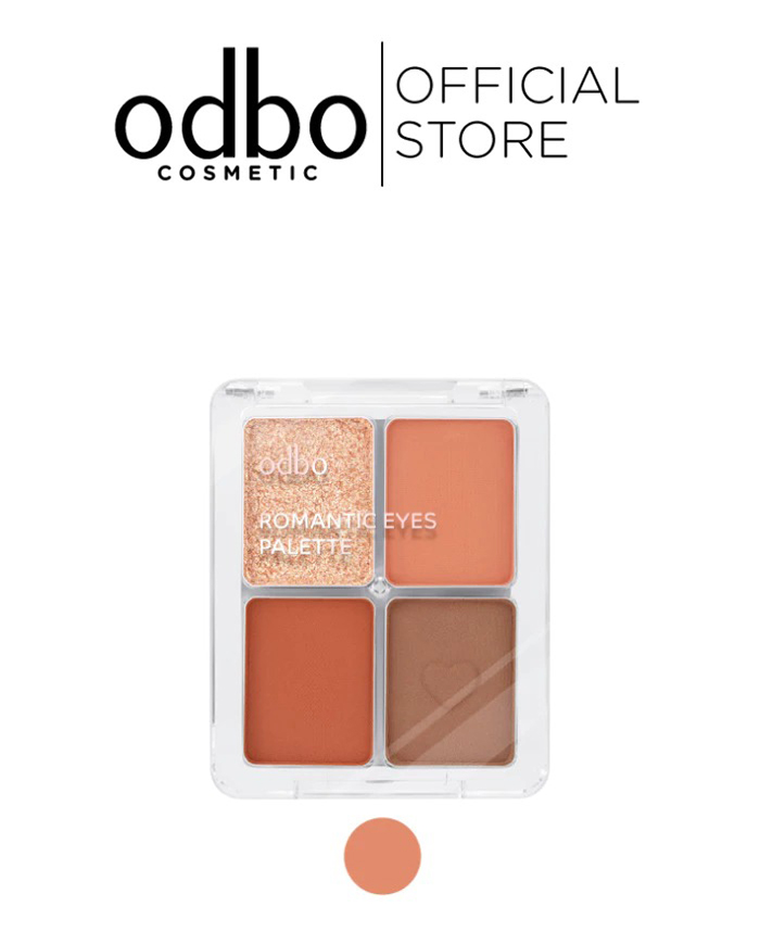 อายแชโดว์ พาเลท Odbo Cosmetic Romantic Eyes Palette