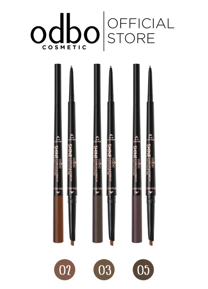 ดินสอเขียนคิ้ว Odbo Cosmetic Sine Decorate Pen Eyebrow & Eyebrow