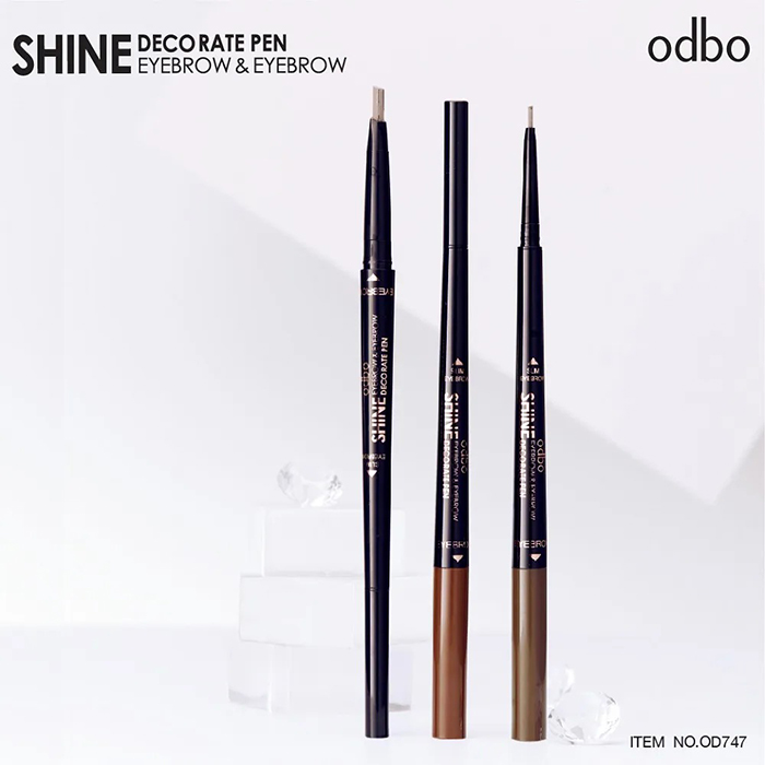 ดินสอเขียนคิ้ว Odbo Cosmetic Sine Decorate Pen Eyebrow & Eyebrow