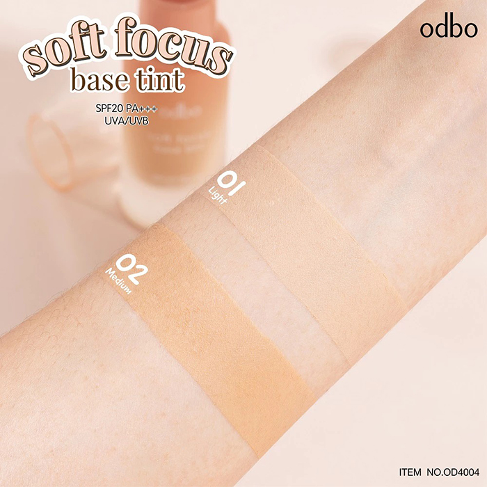 เบสสำหรับลงผิว Odbo Cosmetic Soft Focus Base Tint SPF20 PA+++