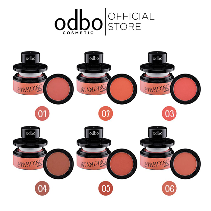 บลัชออน Odbo Cosmetic Stamping Blusher